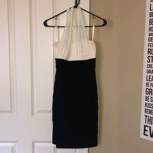 LDB with silky mesh halter tied